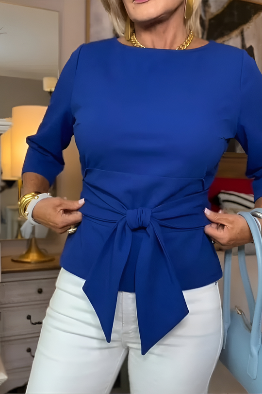 Daria™ | Stijlvolle Strik Taille Top (1+1 Gratis)