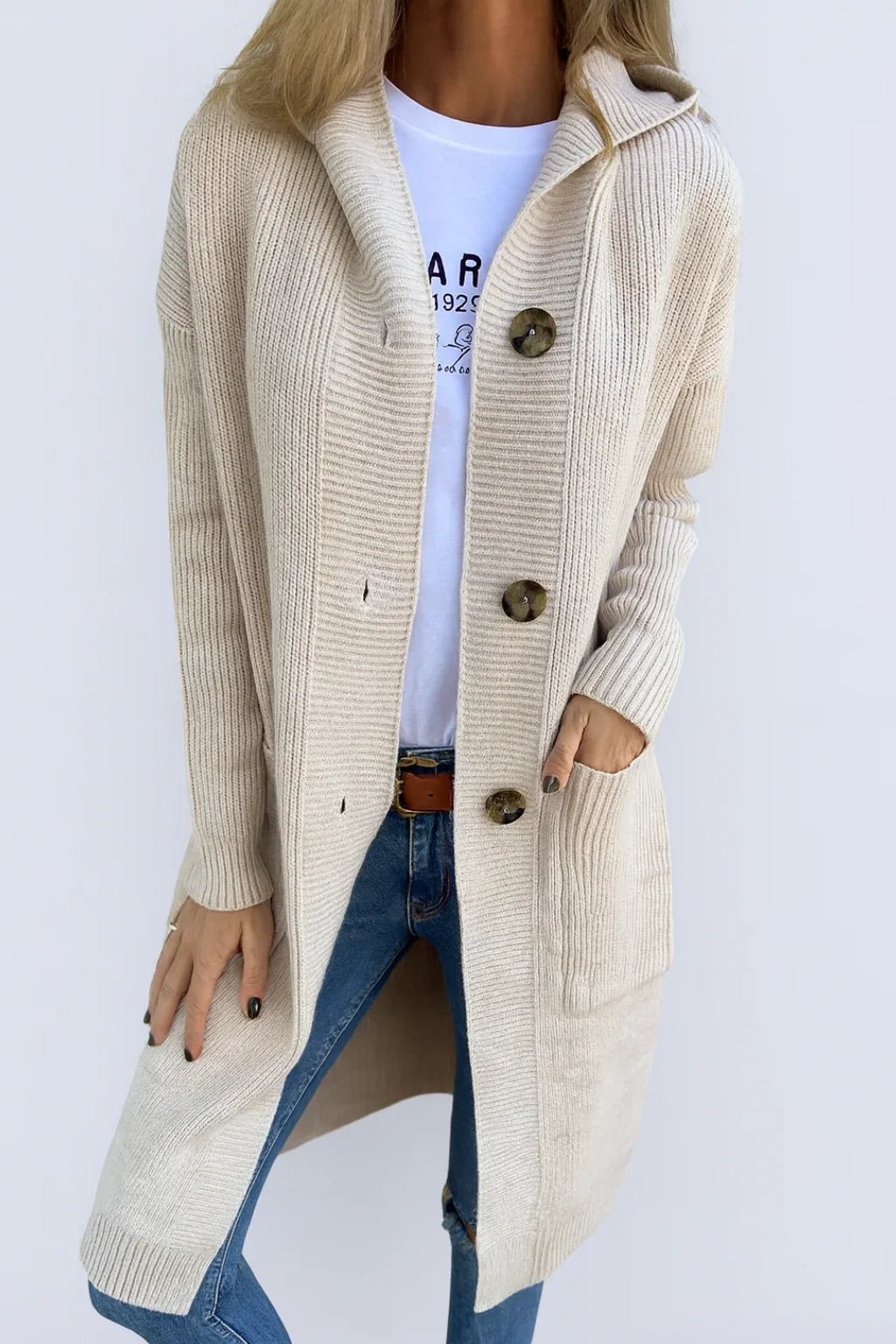 Sola™ | Elegante cardigan met capuchon