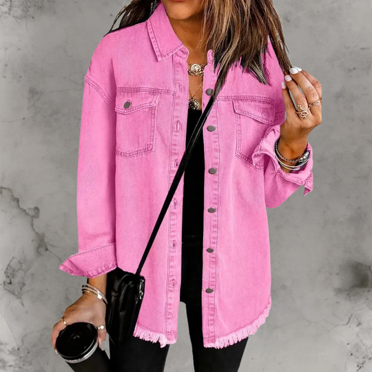Kian™ | Casual Denim Jas Met Knopen