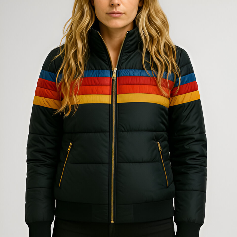 Sophie™ | Retro Gewatteerde Winterjas