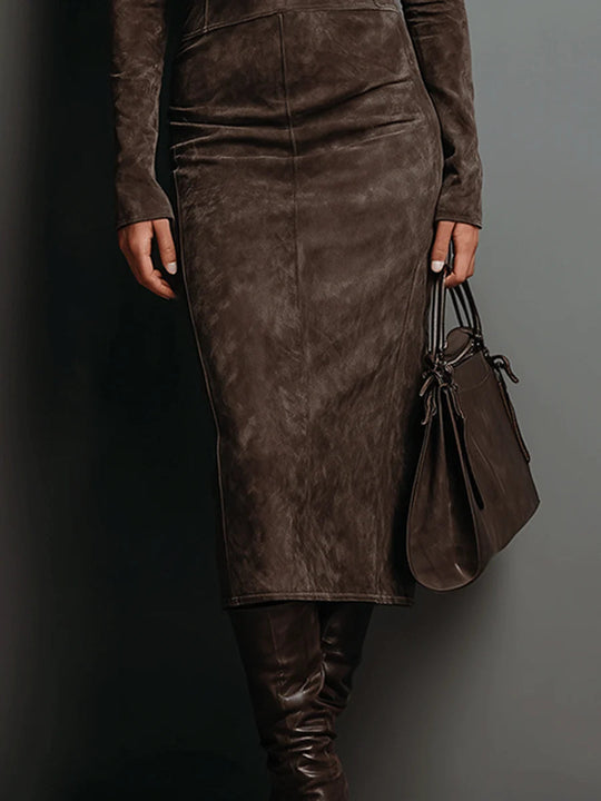 Naya™ | Elegante Getailleerde Midi Jurk