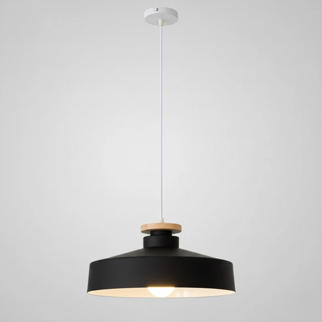 Scandinavische Houten Hanglamp | Moderne Minimalistische Plafondlamp