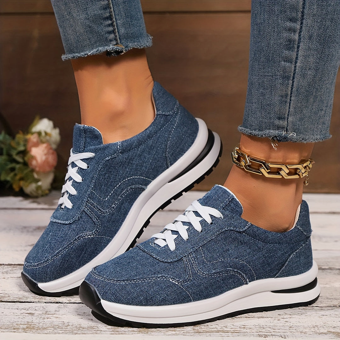 Izzy™ | Orthopedische Sneakers met spijkerstof