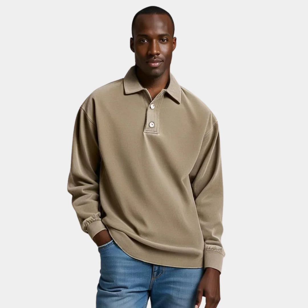 Luxury Polo Sweater