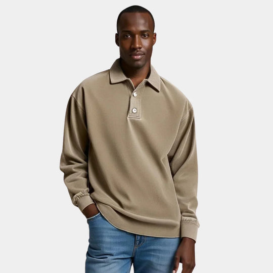 Luxury Polo Sweater