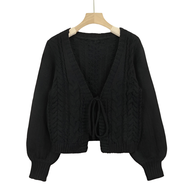 Sofia™ | Gebreide Cardigan met Striksluiting