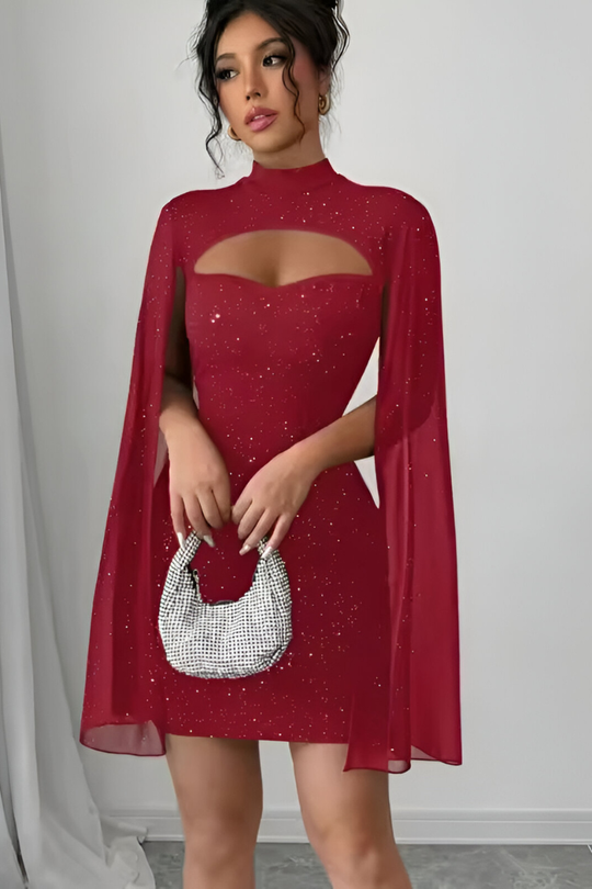 Liora™ | Moderne Shimmer Minijurk