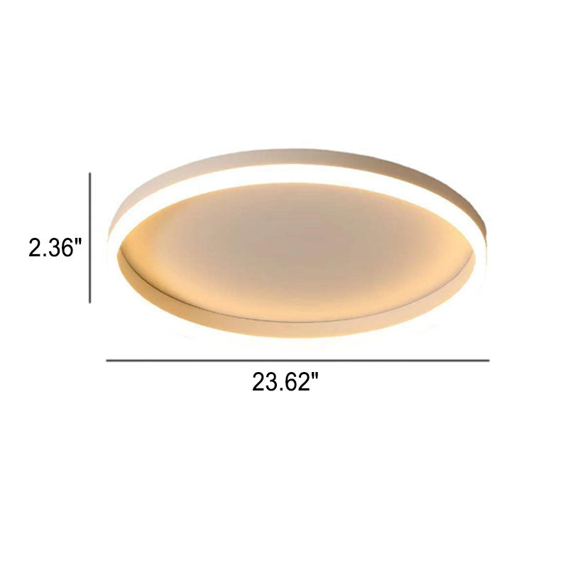 Moderne LED Plafondlamp in Japandi Style