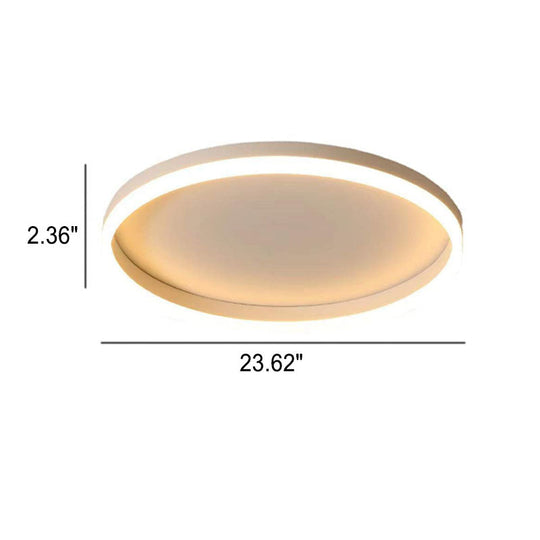 Moderne LED Plafondlamp in Japandi Style