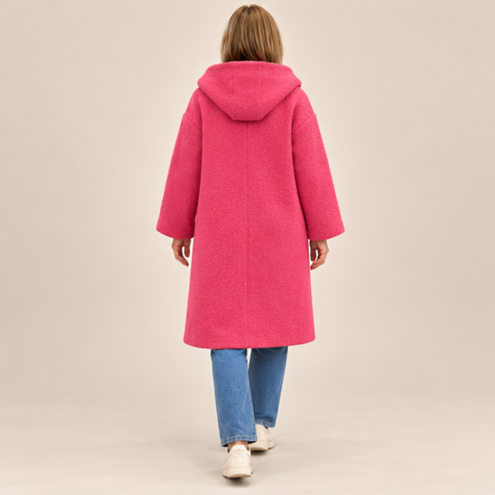 Liora™ | Gezellige oversized wollen jas