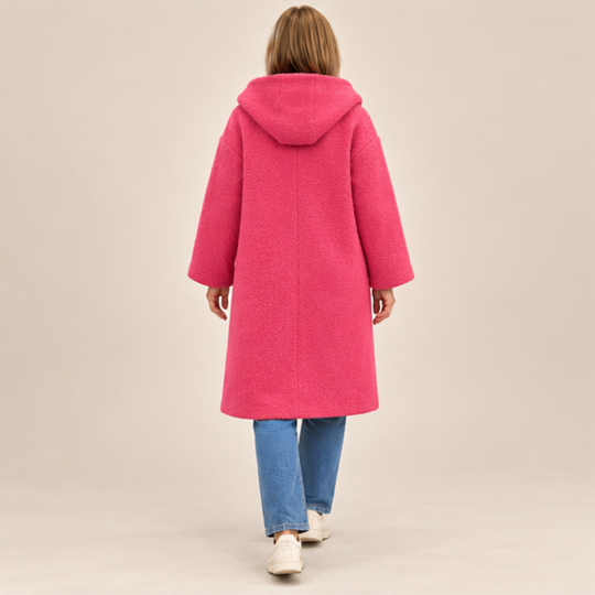 Liora™ | Gezellige oversized wollen jas