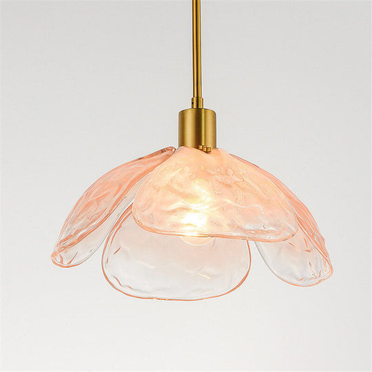 Moderne Glazen Hanglamp – Blauw, Groen of Roze – E26 Fitting