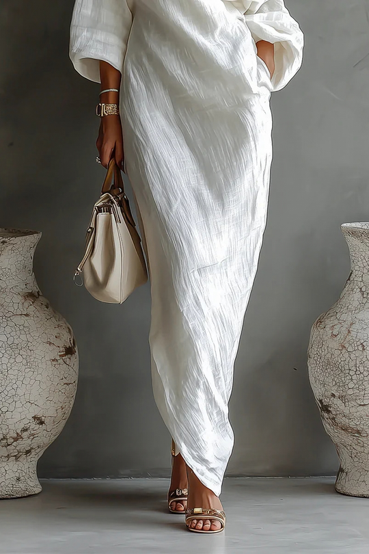 Alva™ | Elegante One Shoulder Maxi Jurk