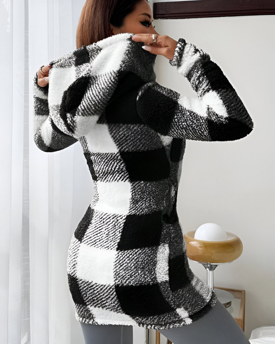 Zari™ | Moderne Warme Jas met Capuchon