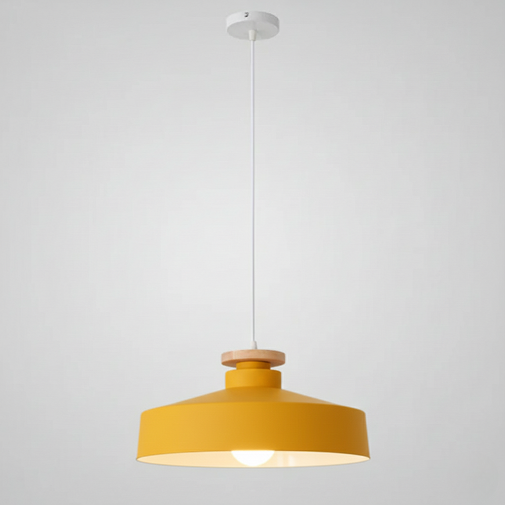 Scandinavische Houten Hanglamp | Moderne Minimalistische Plafondlamp