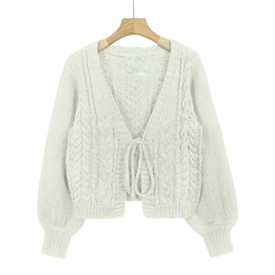 Sofia™ | Gebreide Cardigan met Striksluiting