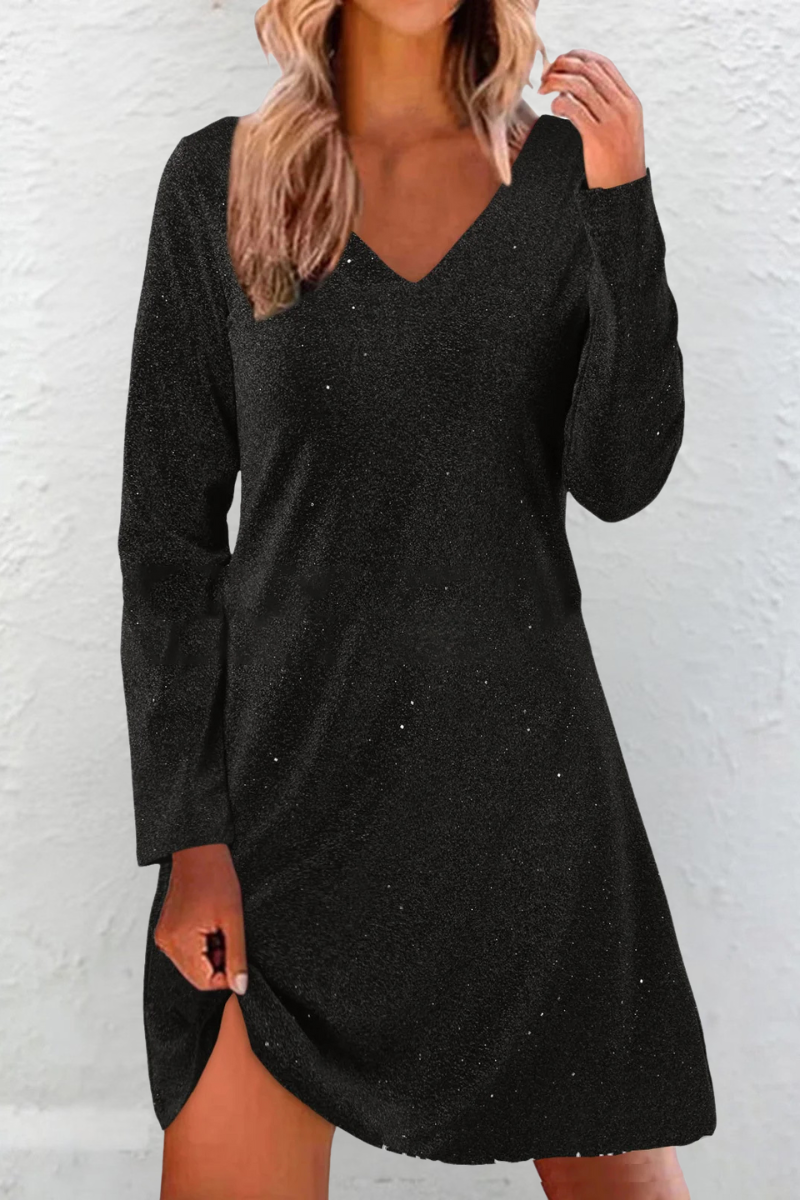 Elara™ | Stijlvolle pailletten mini jurk