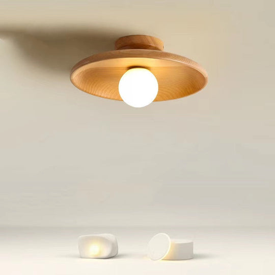 Tiko - Tijdloze Japandi Plafondlamp voor Binnen en Buiten