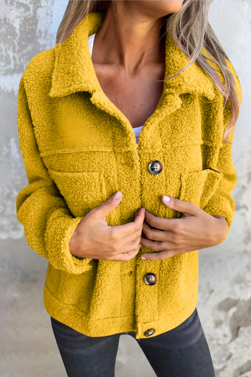 Rina™ | Warme casual teddy jas