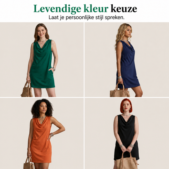 Maribelle™ | Soepelvallende Mouwloze Jurk