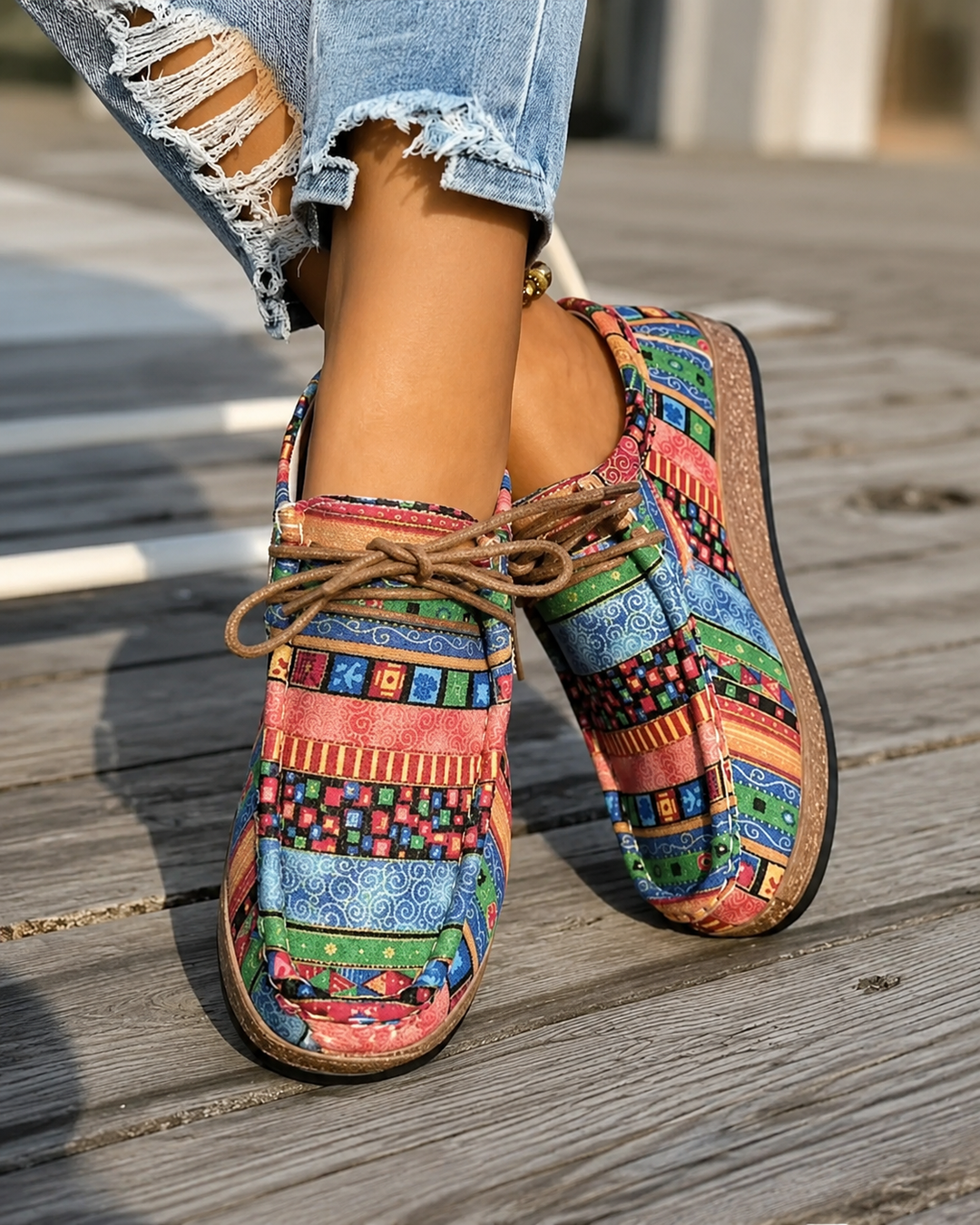 Loes™ | Kleurrijke Orthopedische Schoenen Met Flexibele Zool