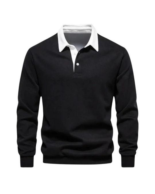 Adrian Casual Polo Sweater