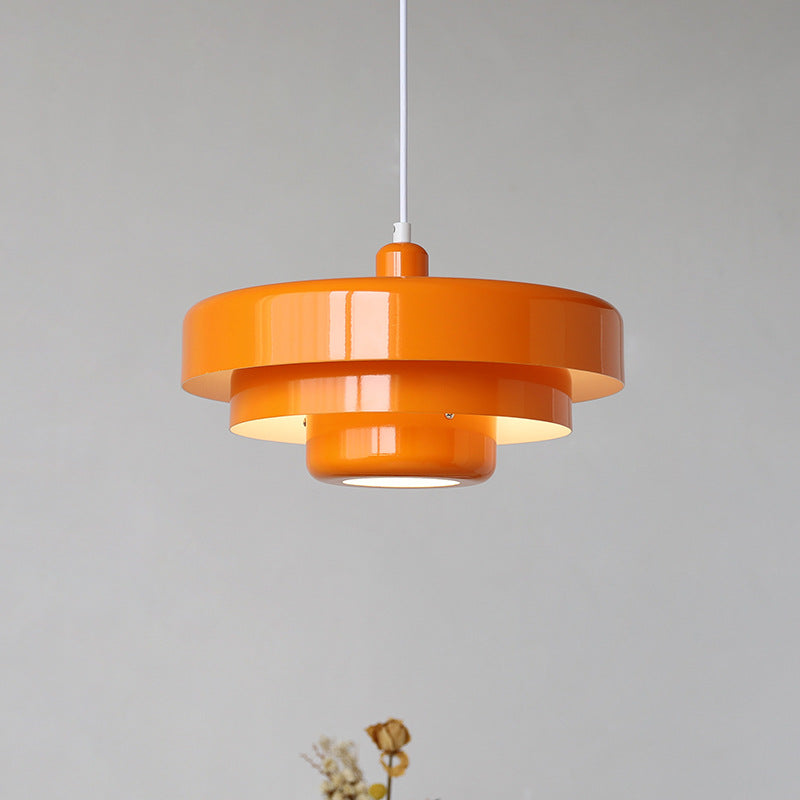 Ronde Stijlvolle IJzeren Hanglamp – Elegant Industrieel Ontwerp voor Huis & Keuken