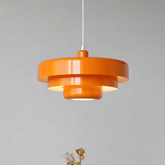 Ronde Stijlvolle IJzeren Hanglamp – Elegant Industrieel Ontwerp voor Huis & Keuken