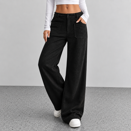 Noelle™ | Comfortabele Wijde Broek Met Zakken