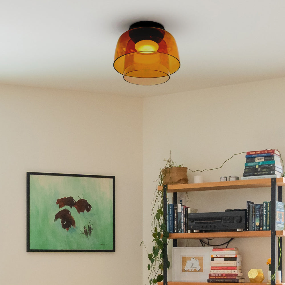Moderne Designer Glas Plafondlamp