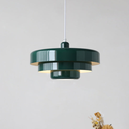 Ronde Stijlvolle IJzeren Hanglamp – Elegant Industrieel Ontwerp voor Huis & Keuken
