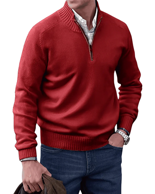 Casual Sweater met Rits