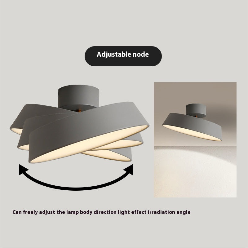 Scandinavische LED Plafondlamp met Acryl Kap
