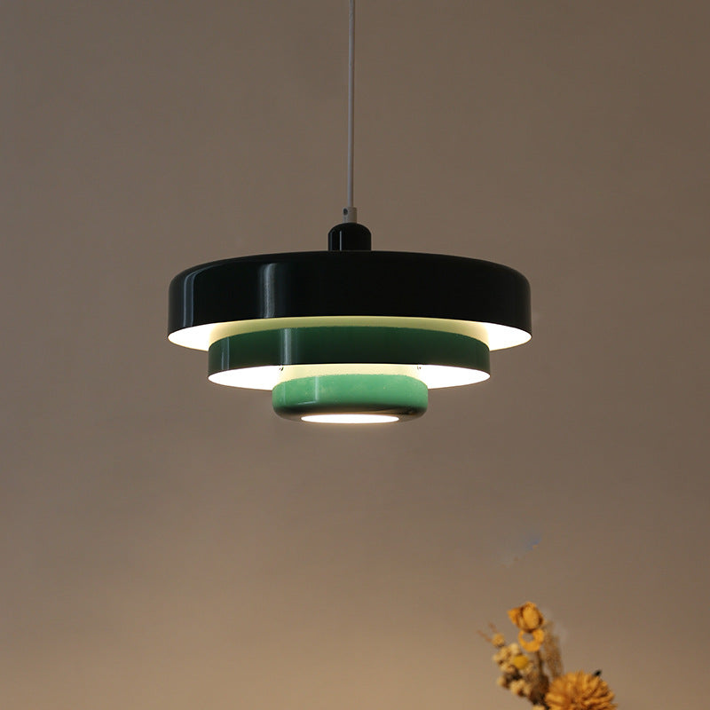 Ronde Stijlvolle IJzeren Hanglamp – Elegant Industrieel Ontwerp voor Huis & Keuken