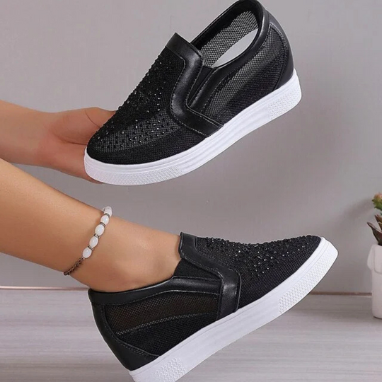 Nadja™ | Modieuze Kristallen Sneakers voor Dames