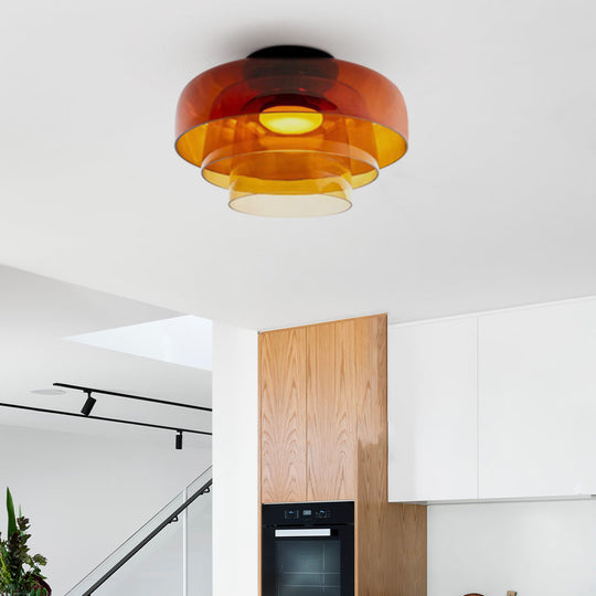Moderne Designer Glas Plafondlamp