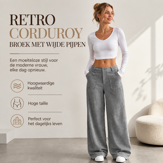 Noelle™ | Comfortabele Wijde Broek Met Zakken