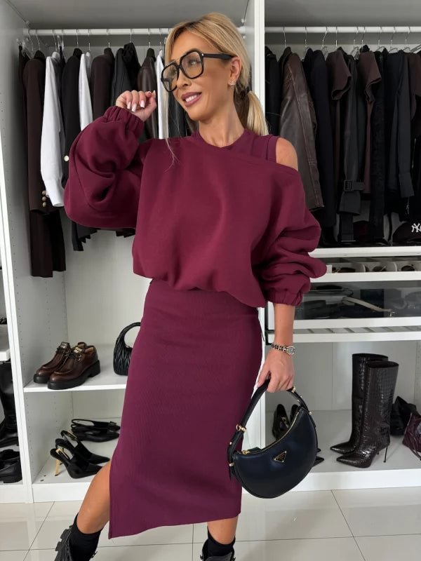 Maren™ | Elegante gebreide tweedelige set