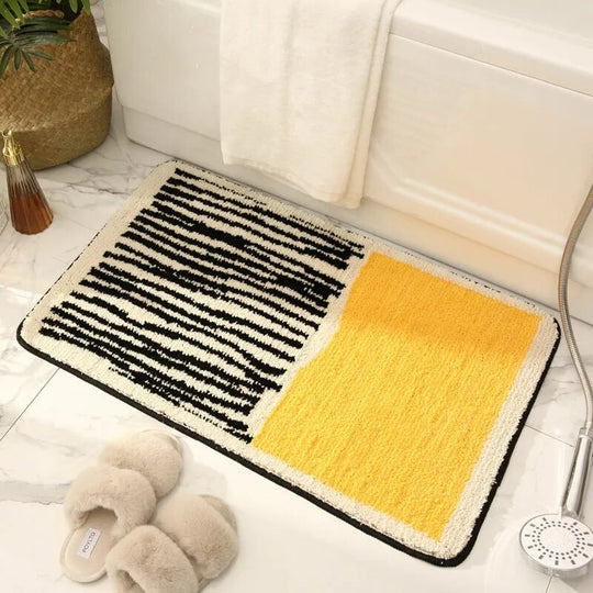 Scandinavische Badmat met Antislip & Absorberend Ontwerp