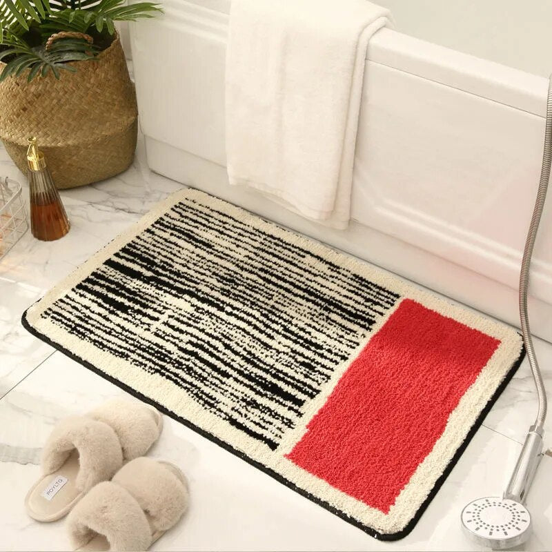 Scandinavische Badmat met Antislip & Absorberend Ontwerp
