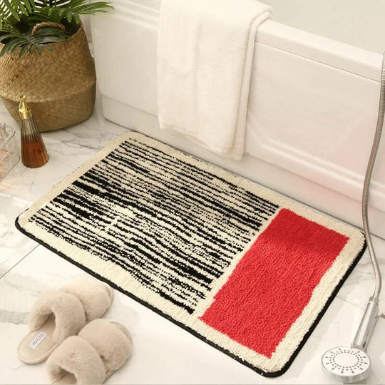 Scandinavische Badmat met Antislip & Absorberend Ontwerp