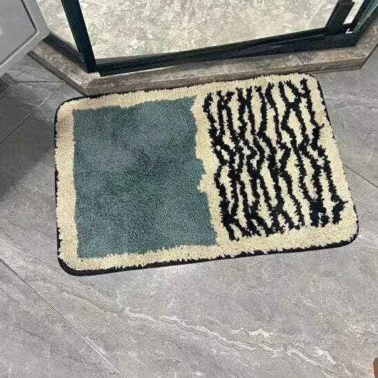 Scandinavische Badmat met Antislip & Absorberend Ontwerp