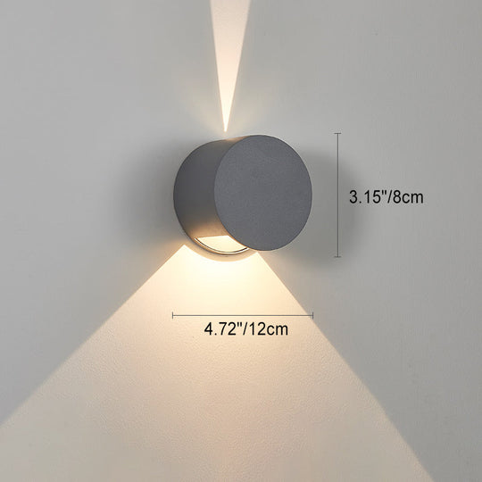 Minimalistische Aluminium LED Wandlamp