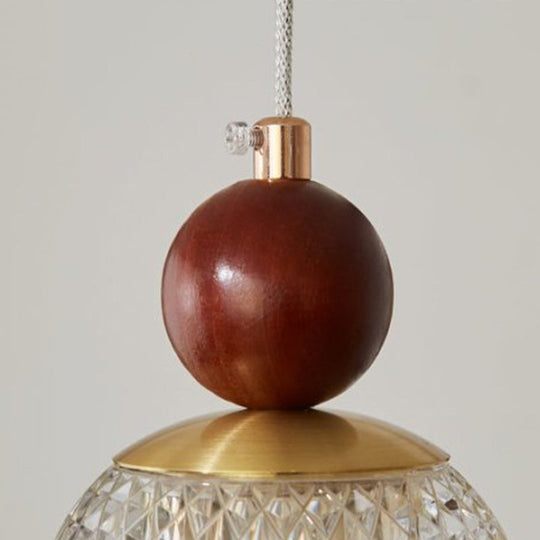Minimalistische Walnoot Houten Hanglamp | Moderne E26