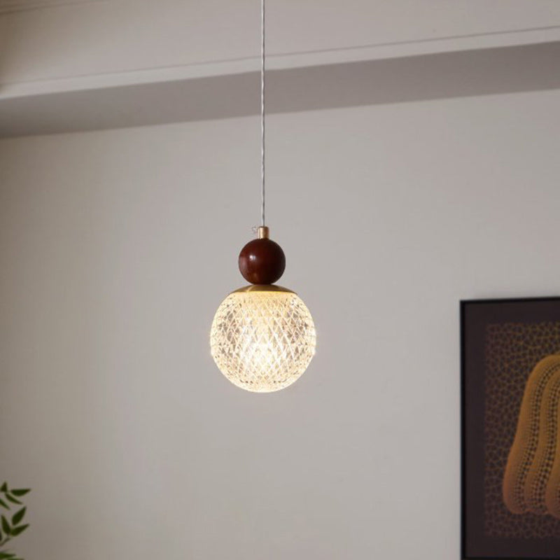 Minimalistische Walnoot Houten Hanglamp | Moderne E26