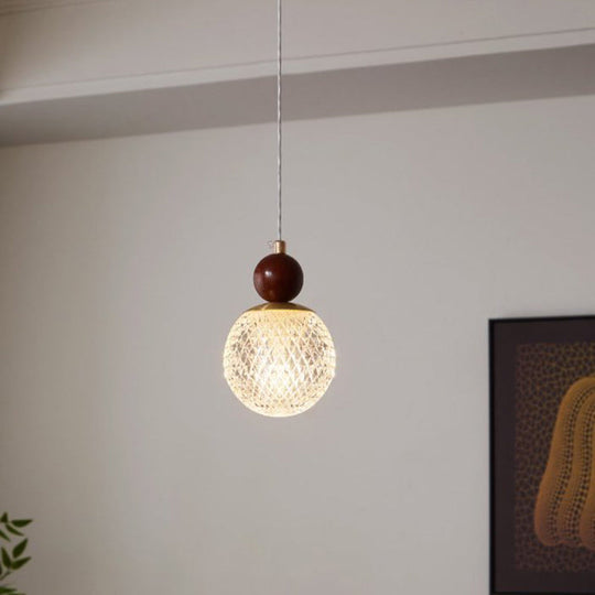Minimalistische Walnoot Houten Hanglamp | Moderne E26