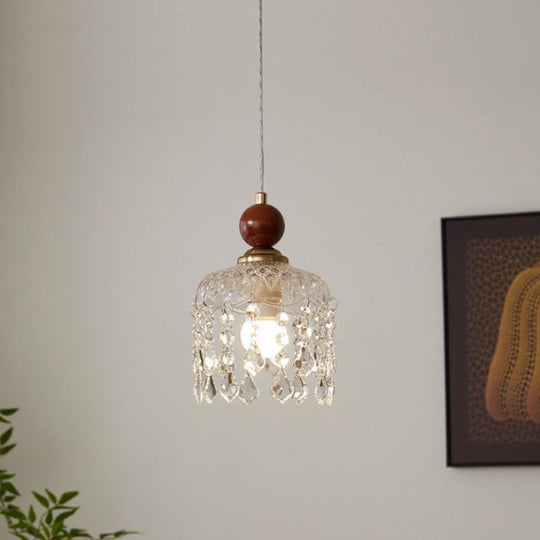 Minimalistische Walnoot Houten Hanglamp | Moderne E26