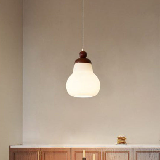 Minimalistische Walnoot Houten Hanglamp | Moderne E26