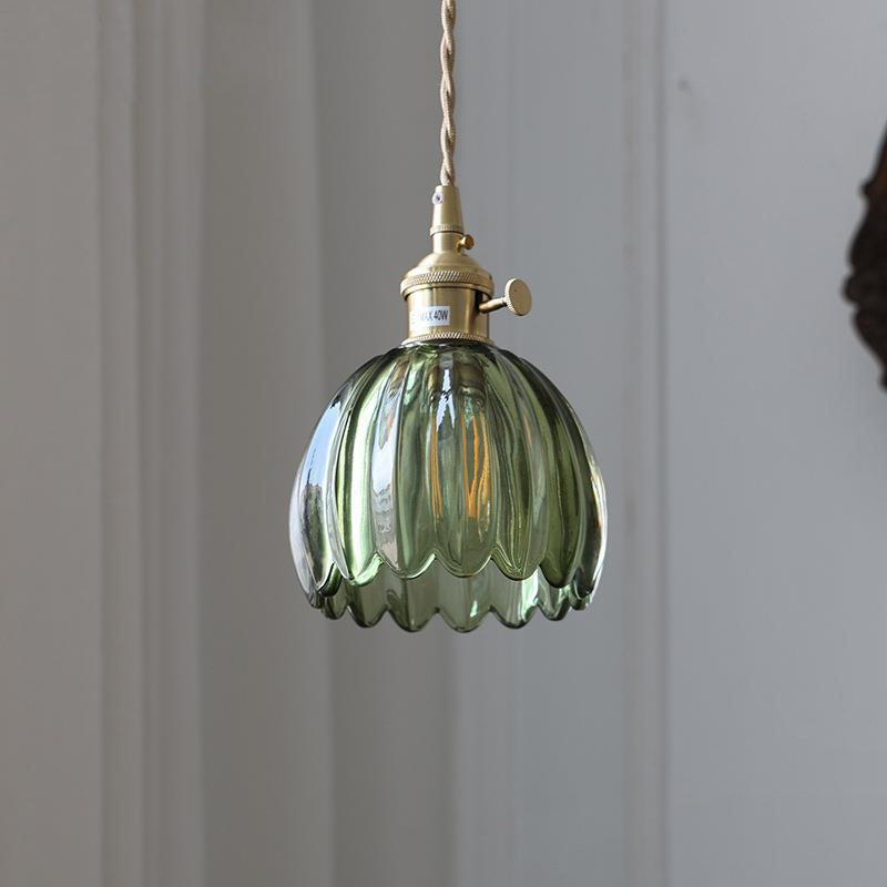 Scandinavische Glazen Hanglamp in Meerdere Kleuren