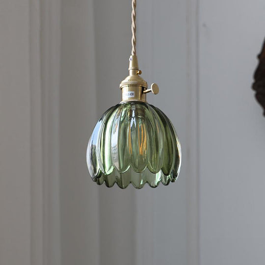 Scandinavische Glazen Hanglamp in Meerdere Kleuren